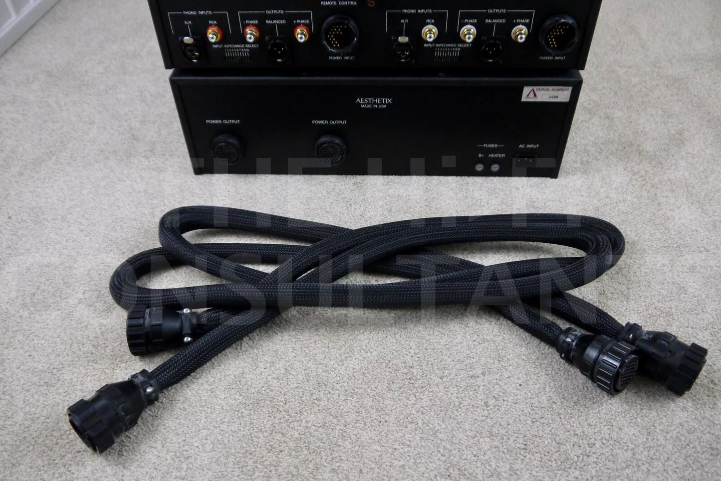 AESTHETIX iO SIGNATURE 1 VALVE PHONO STAGE (TWO BOX)