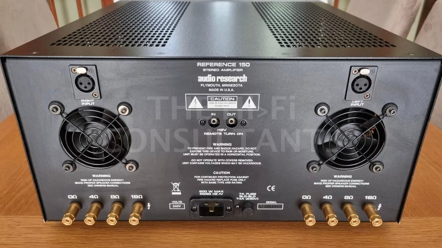 AUDIO RESEARCH REF 150 STEREO VALVE POWER AMPLIFIER