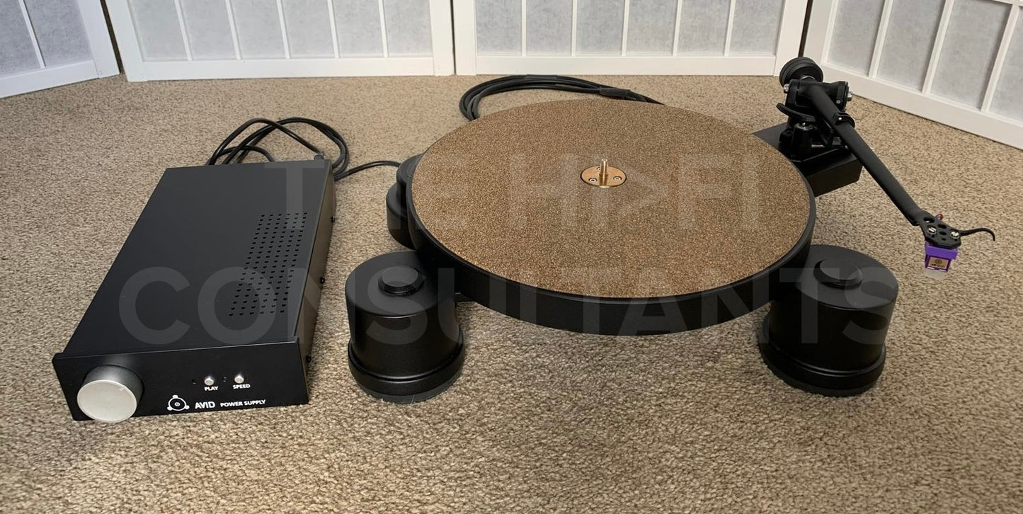 AVID DIVA II SP TURNTABLE (inc REGA RB330 ARM & NAGAOKA MP 200 CART)
