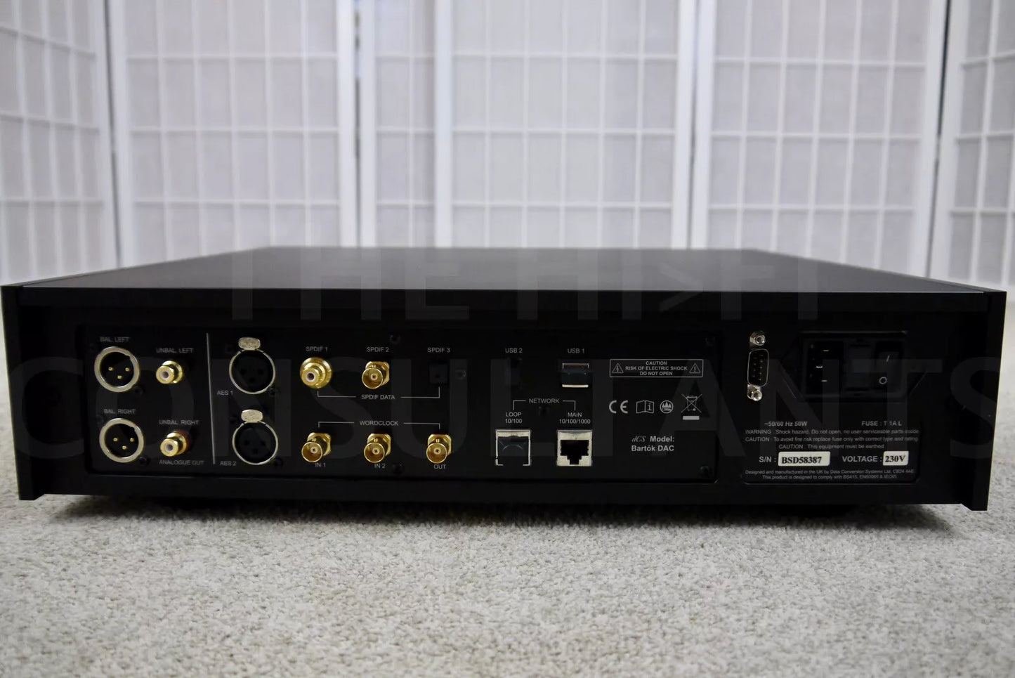 DCS BARTOK DIGITAL TO ANALOGUE CONVERTER (NON-APEX)