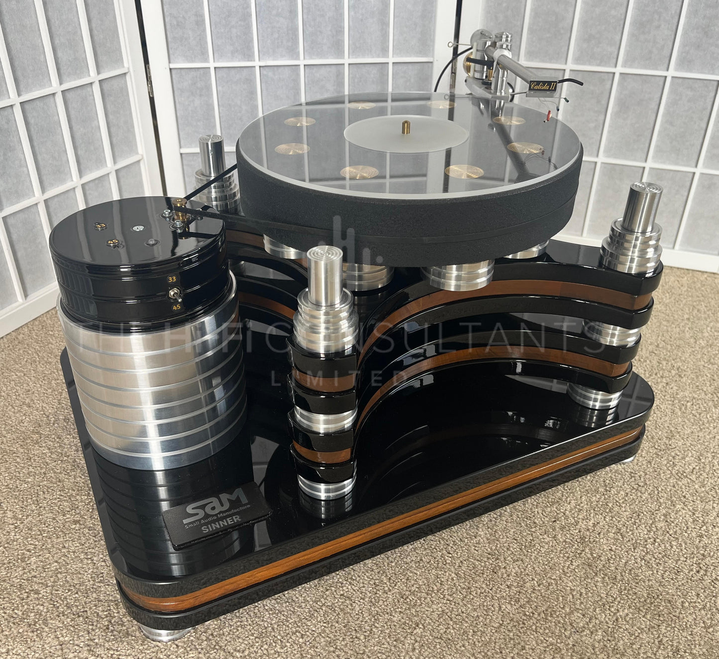 SMALL AUDIO MANUFACTURE (SAM) SINNER TURNTABLE
