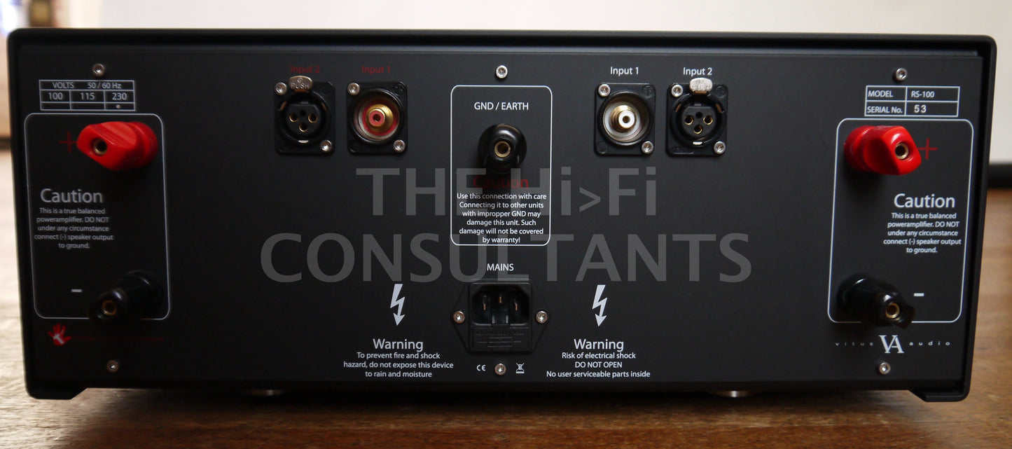 VITUS AUDIO RS-100 STEREO AMPLIFIER