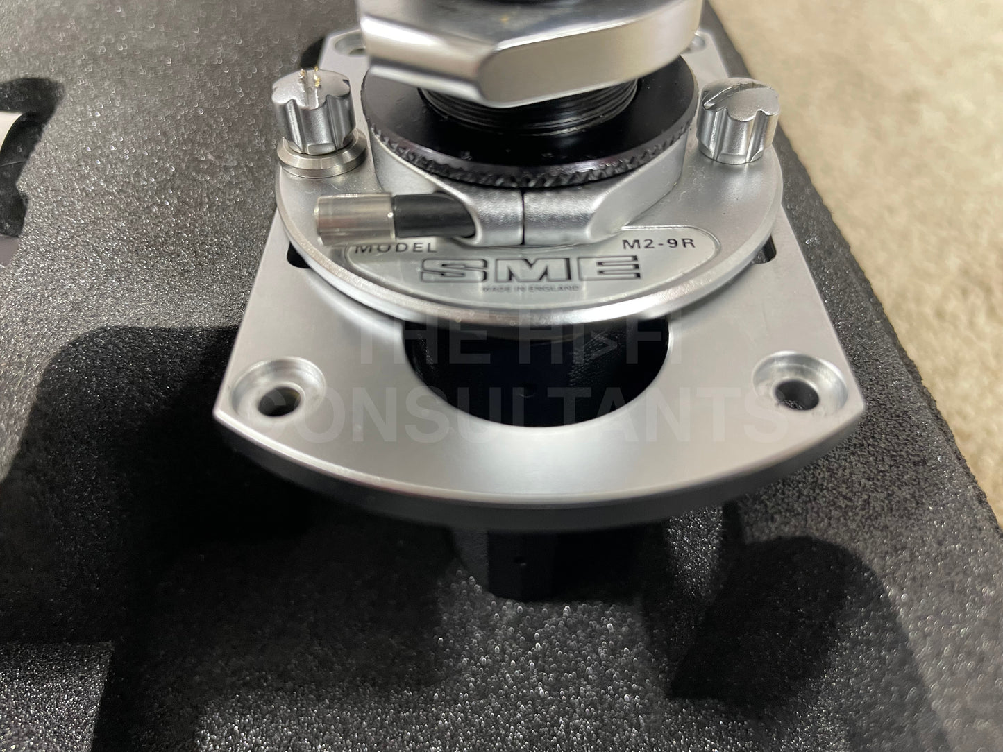 SME MODEL M2-9R  9" J-SHAPED DETACHABLE HEADSHELL TONEARM