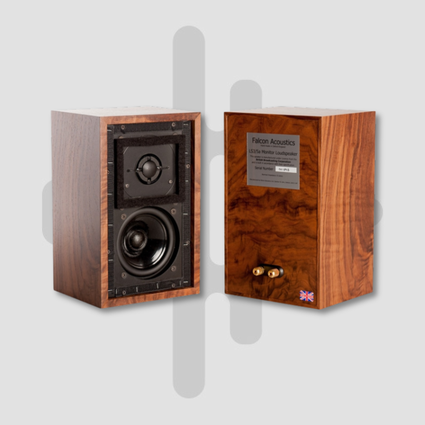 FALCON ACOUSTICS LS3/5A BBC MONITOR BOOKSHELF LOUDSPEAKERS