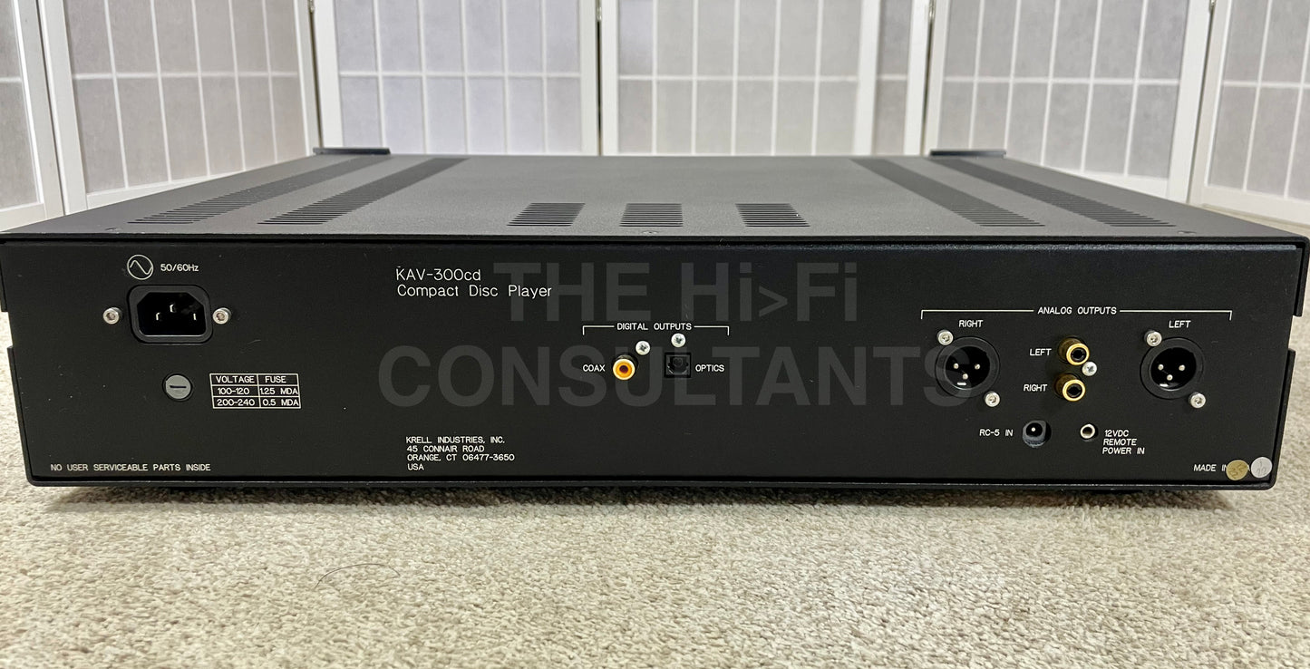 KRELL KAV-300cd CD PLAYER