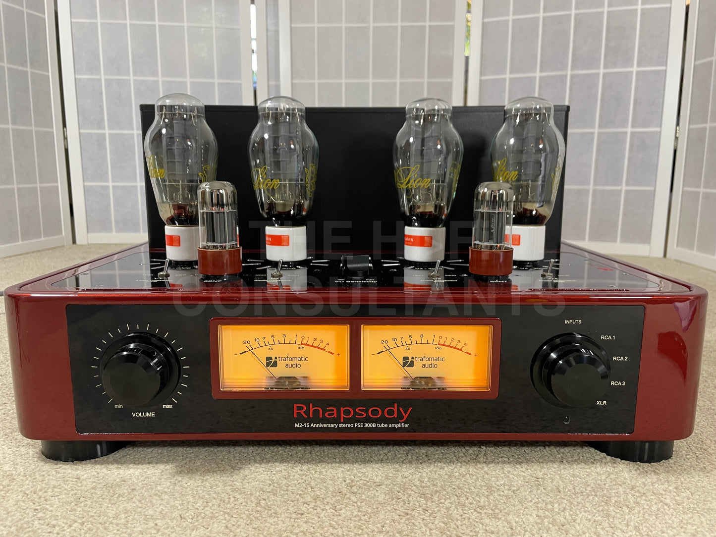 TRAFOMATIC AUDIO RHAPSODY M2-15 ANNIVERSARY STEREO PSE 300B VALVE AMPLIFIER