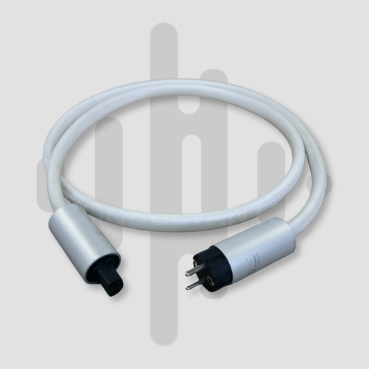 ARGENTO AUDIO FLOW MASTER POWER CABLE WITH EU SCHUKO MAINS PLUG (EUROPEAN) 2MTR LENGTH