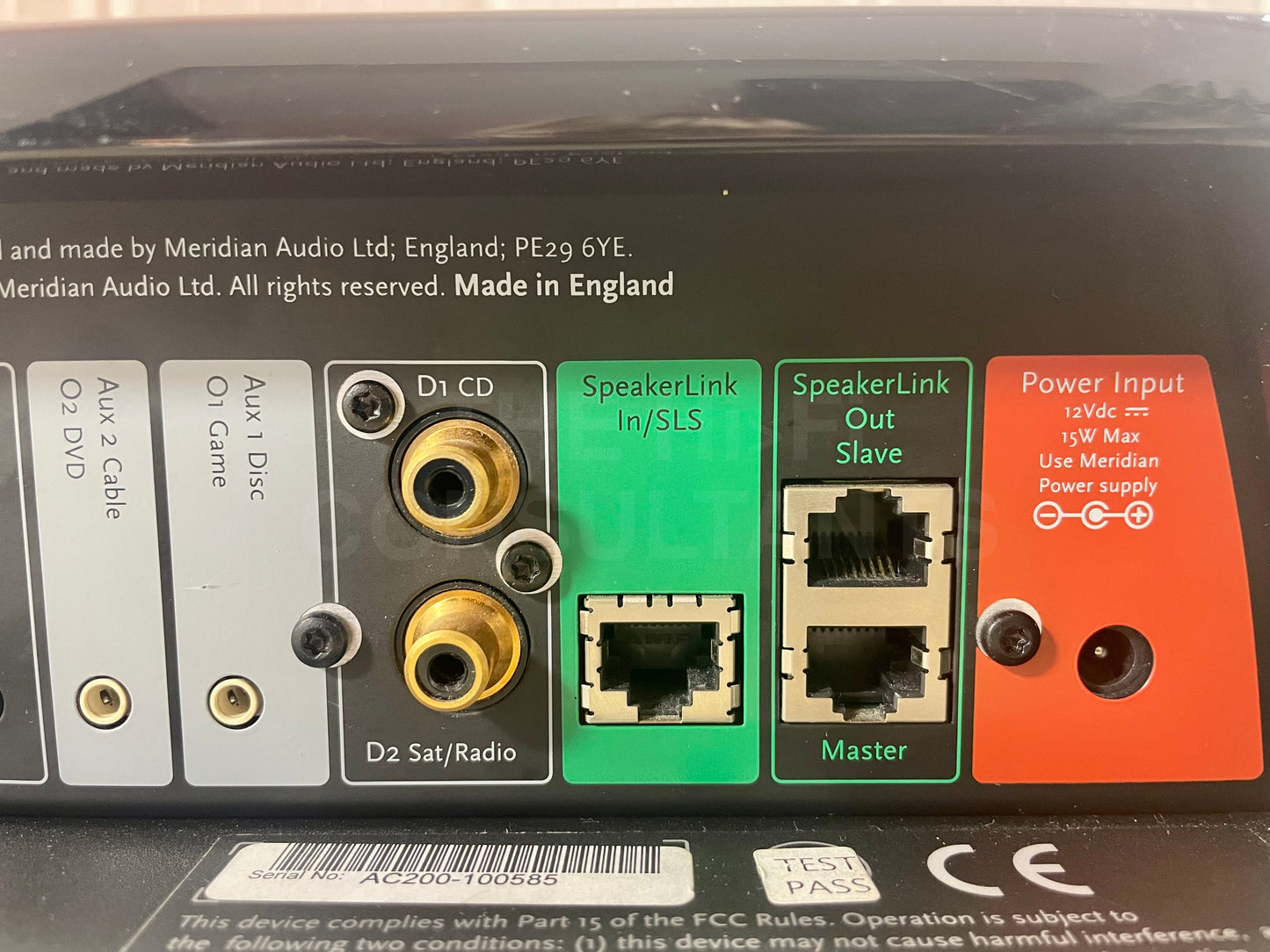 MERIDIAN AUDIO CORE 200 PREAMPLIFIER/AUDIO HUB