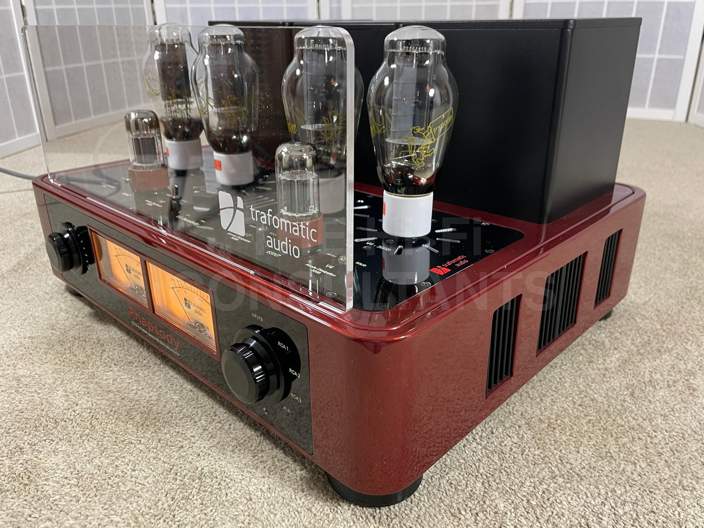TRAFOMATIC AUDIO RHAPSODY M2-15 ANNIVERSARY STEREO PSE 300B VALVE AMPLIFIER