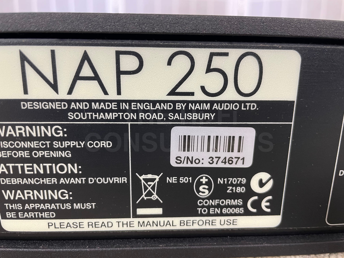 NAIM NAP 250-2 POWER AMPLIFIER (DR UPGRADED)