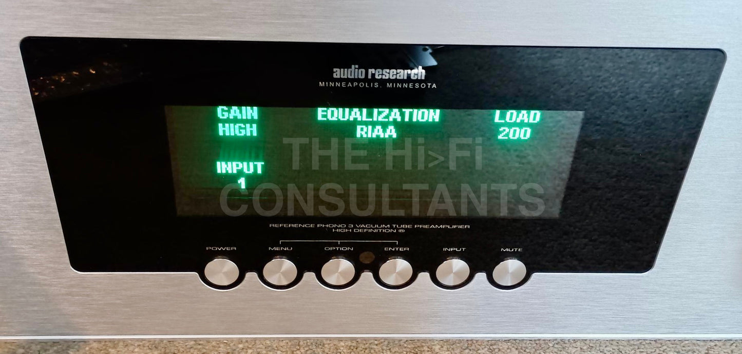 AUDIO RESEARCH REFERENCE PHONO 3 VALVE PHONOSTAGE