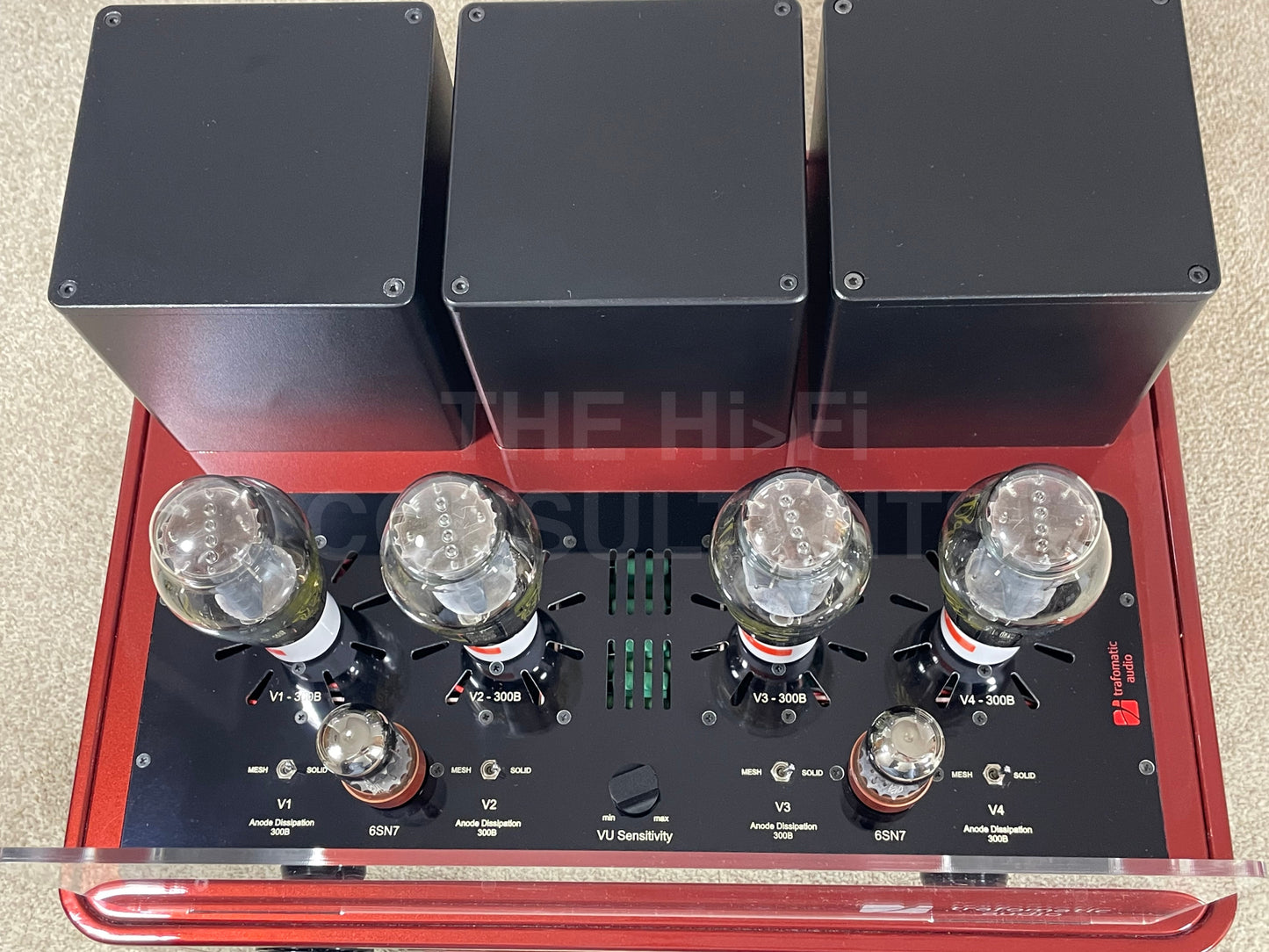TRAFOMATIC AUDIO RHAPSODY M2-15 ANNIVERSARY STEREO PSE 300B VALVE AMPLIFIER