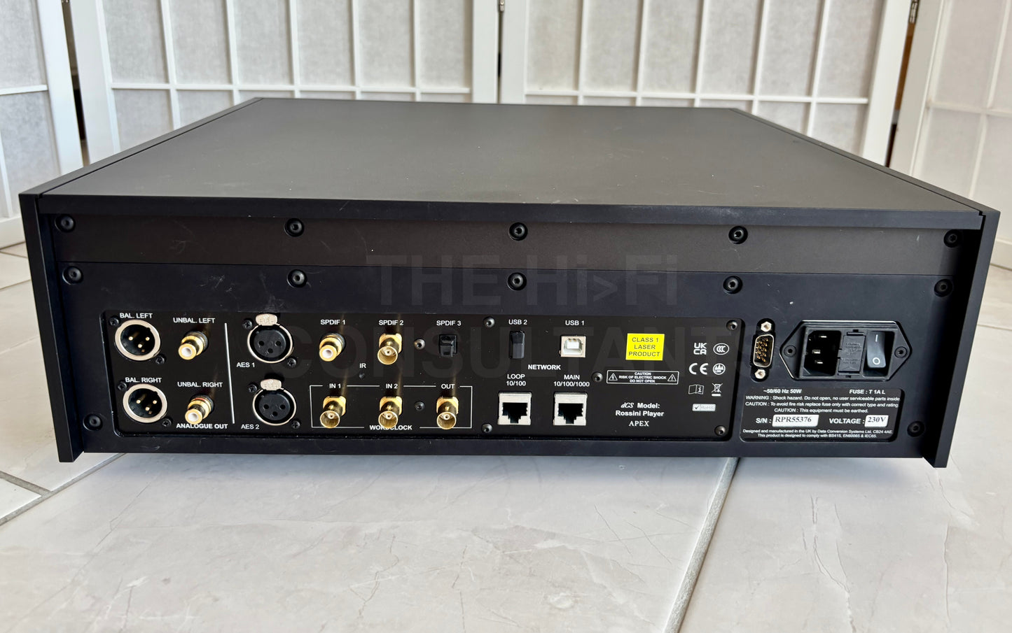 dCS ROSSINI APEX UPSAMPLING CD PLAYER/NETWORK STREAMER