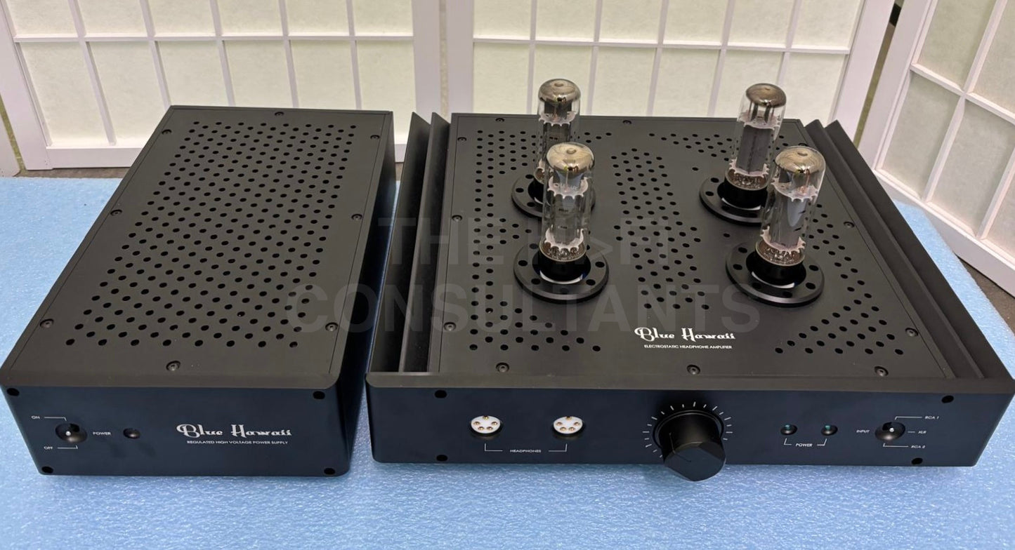 BLUE HAWAII 'SPECIAL EDITION' (BHSE) ELECTROSTATIC VALVE HEADPHONE AMPLIFIER