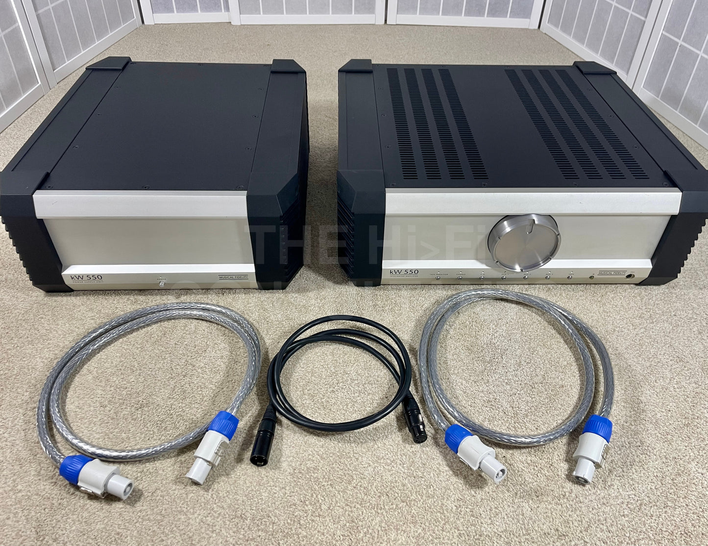 MUSICAL FIDELITY KW550 HYBRID INTEGRATED AMPLIFIER INC. MM/MC PHONOSTAGE