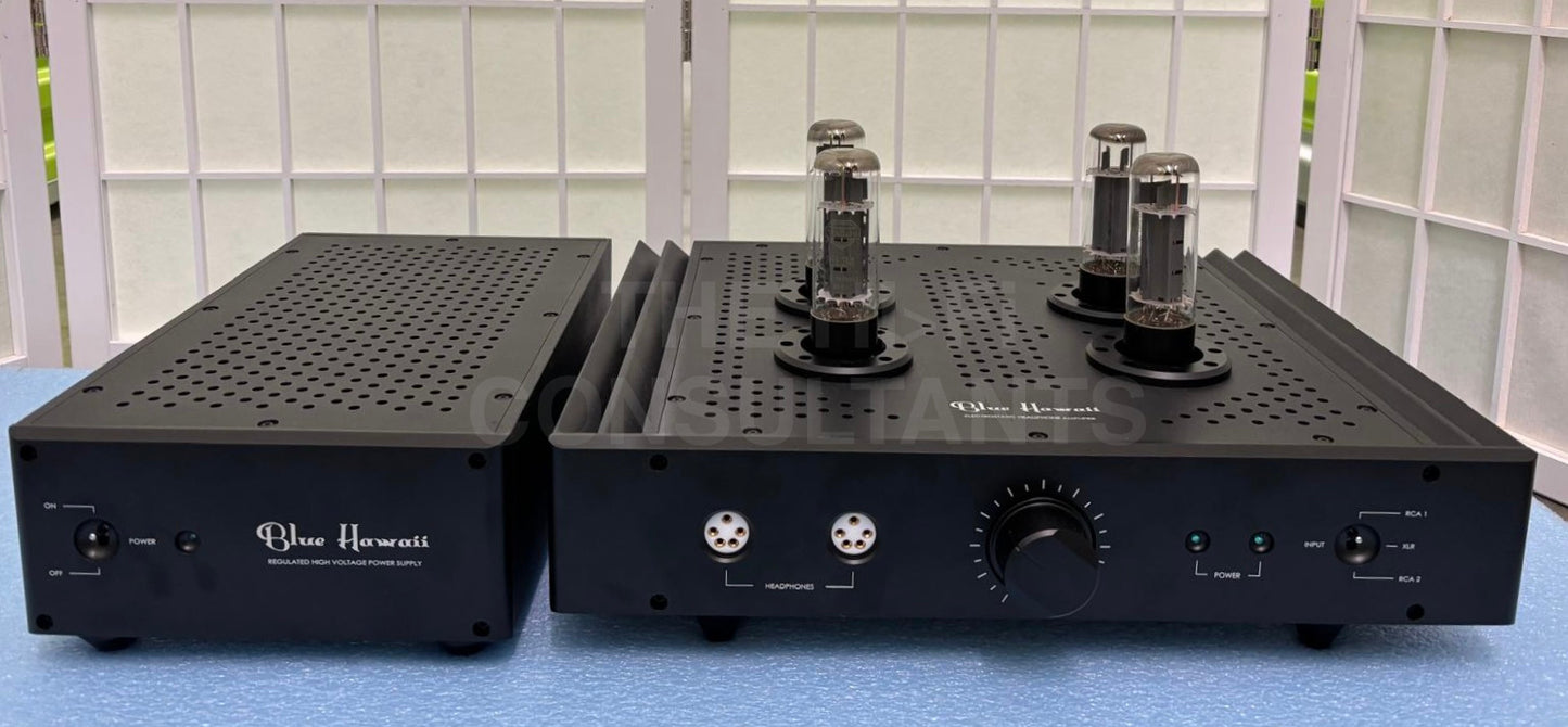 BLUE HAWAII 'SPECIAL EDITION' (BHSE) ELECTROSTATIC VALVE HEADPHONE AMPLIFIER