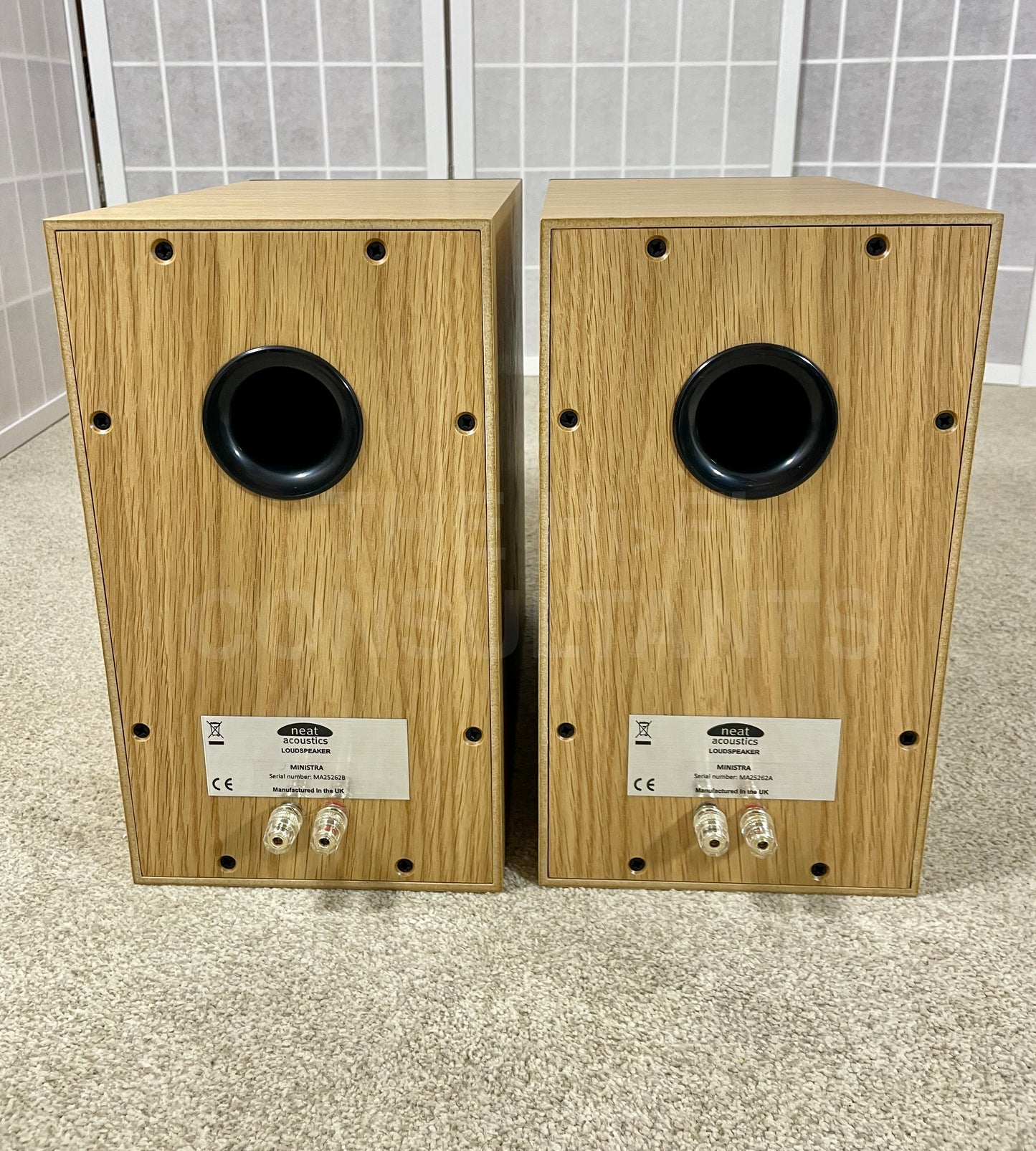NEAT ACOUSTICS MINISTRA BOOKSHELF LOUDSPEAKERS