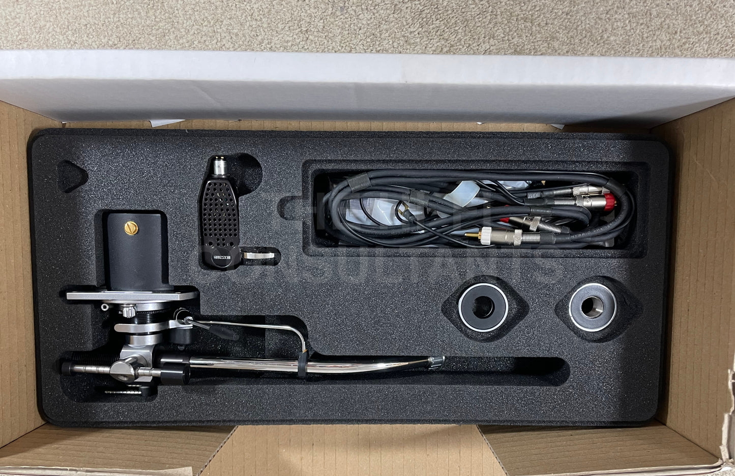 SME MODEL M2-9R  9" J-SHAPED DETACHABLE HEADSHELL TONEARM