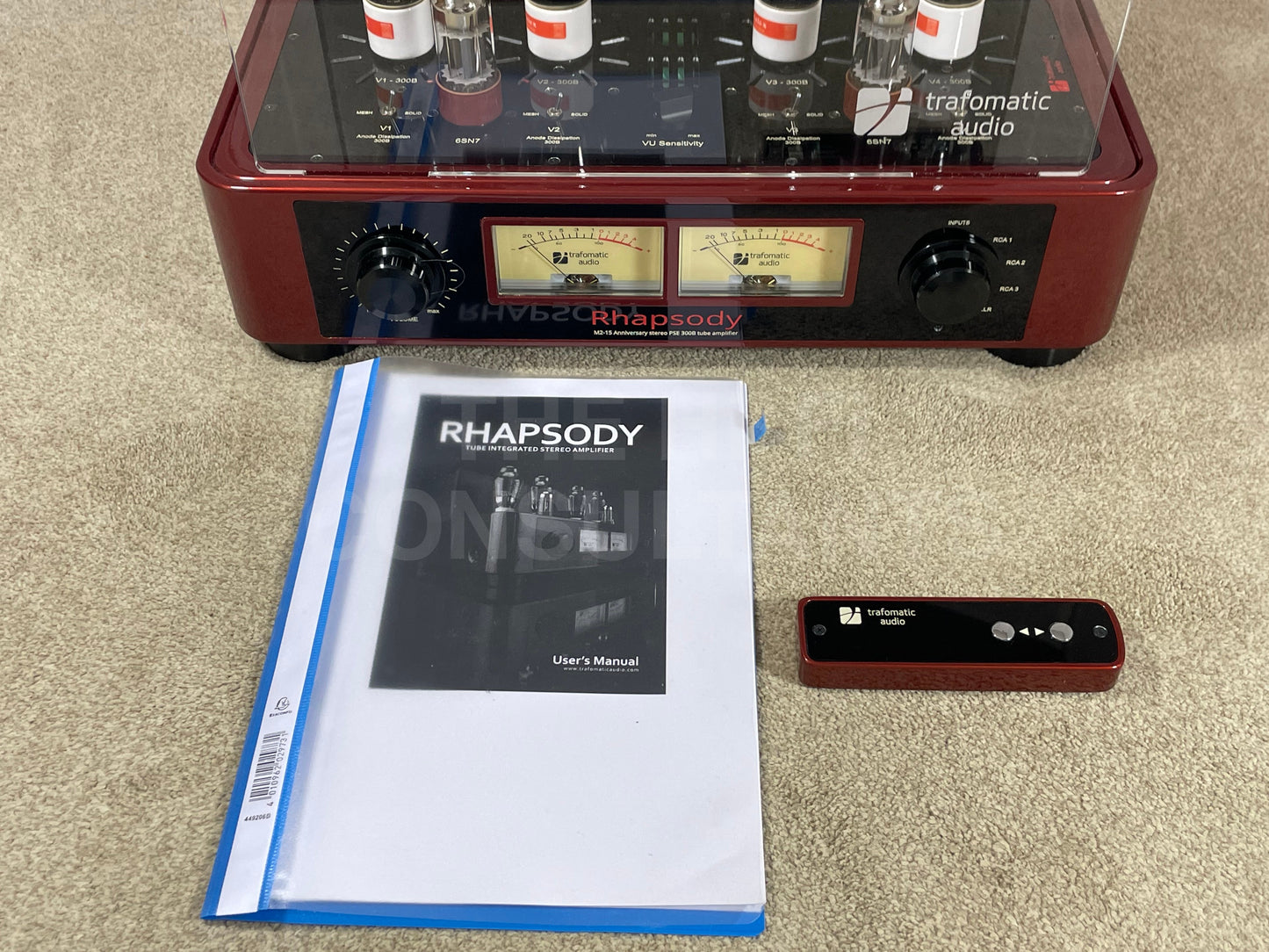 TRAFOMATIC AUDIO RHAPSODY M2-15 ANNIVERSARY STEREO PSE 300B VALVE AMPLIFIER