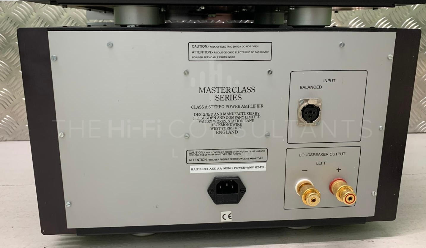 SUGDEN MASTERCLASS AA MONOBLOCK AMPLIFIERS