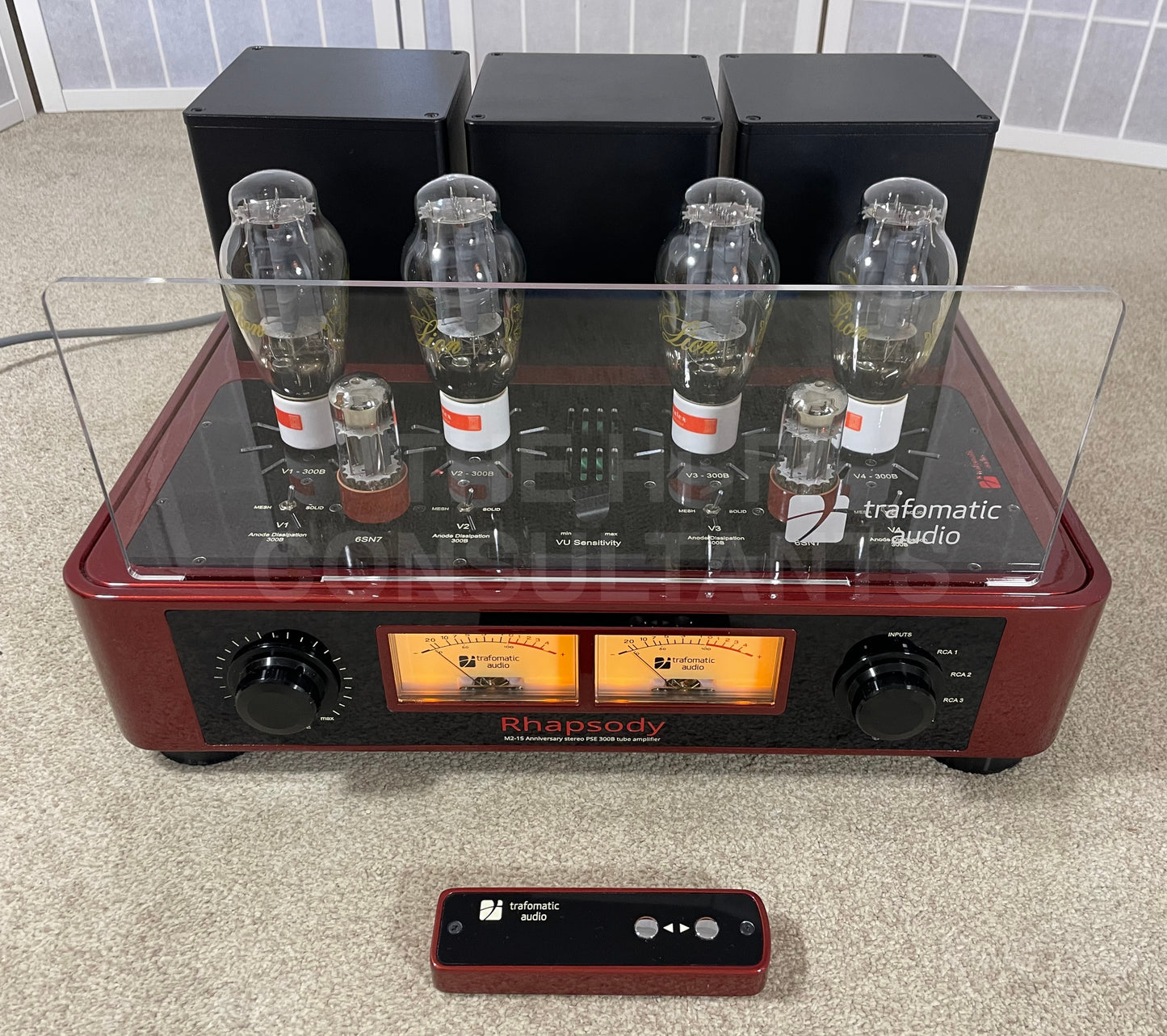TRAFOMATIC AUDIO RHAPSODY M2-15 ANNIVERSARY STEREO PSE 300B VALVE AMPLIFIER