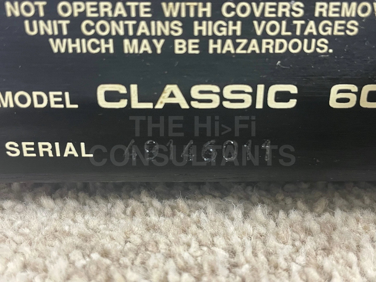 AUDIO RESEARCH CLASSIC 60 STEREO POWER AMPLIFIER