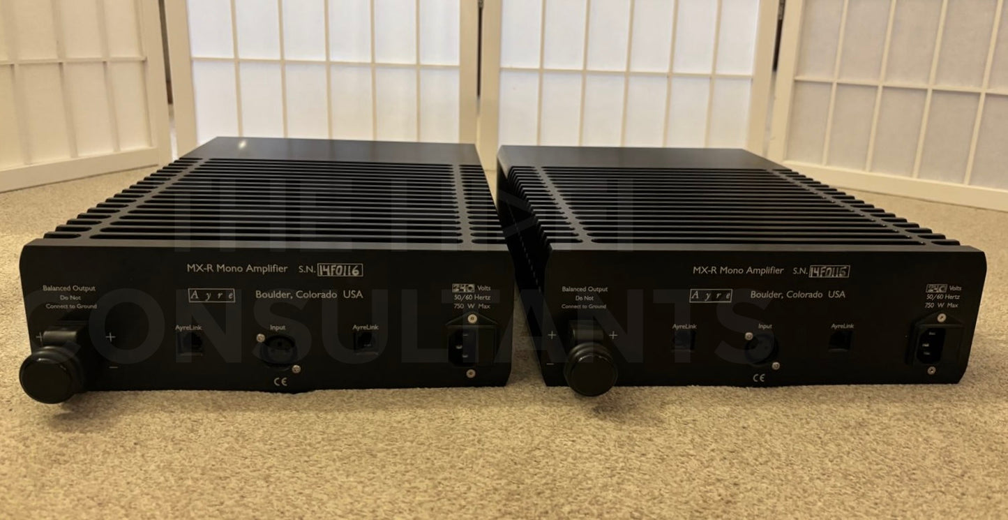 AYRE MX-R MONOBLOCK AMPLIFIERS