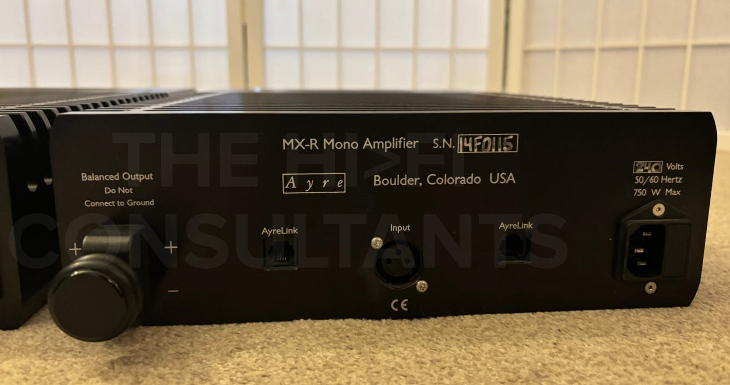 AYRE MX-R MONOBLOCK AMPLIFIERS