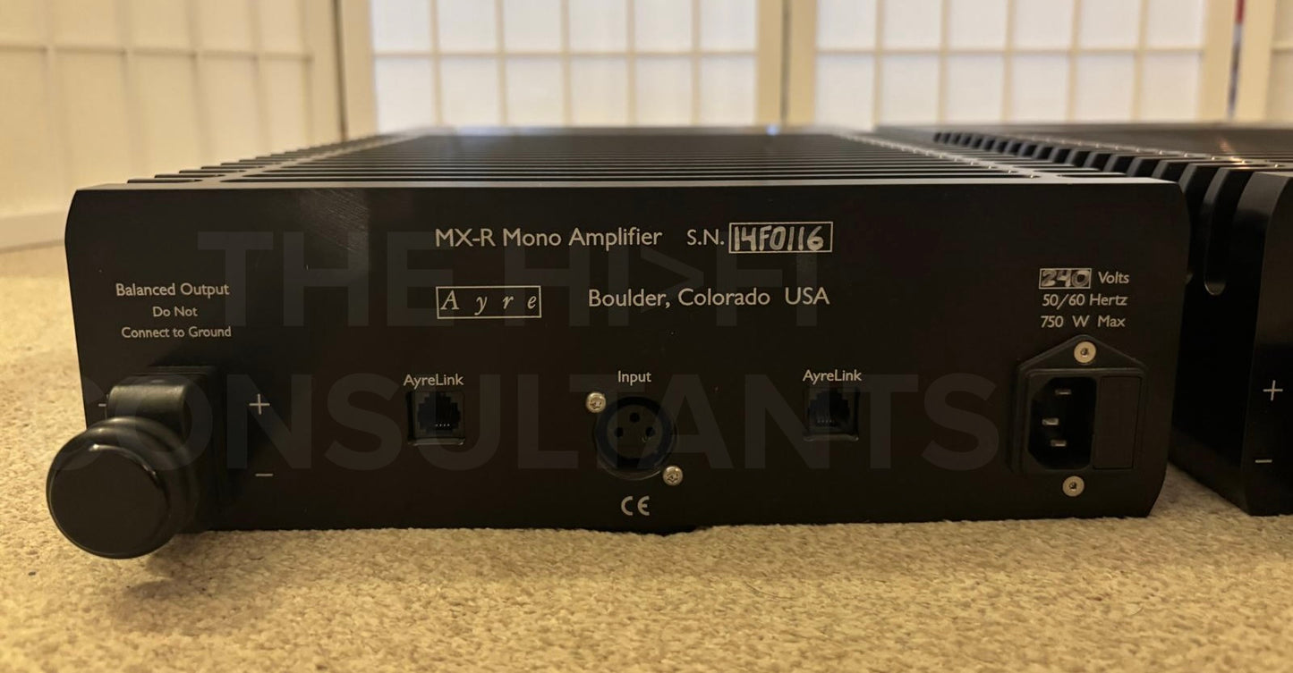 AYRE MX-R MONOBLOCK AMPLIFIERS