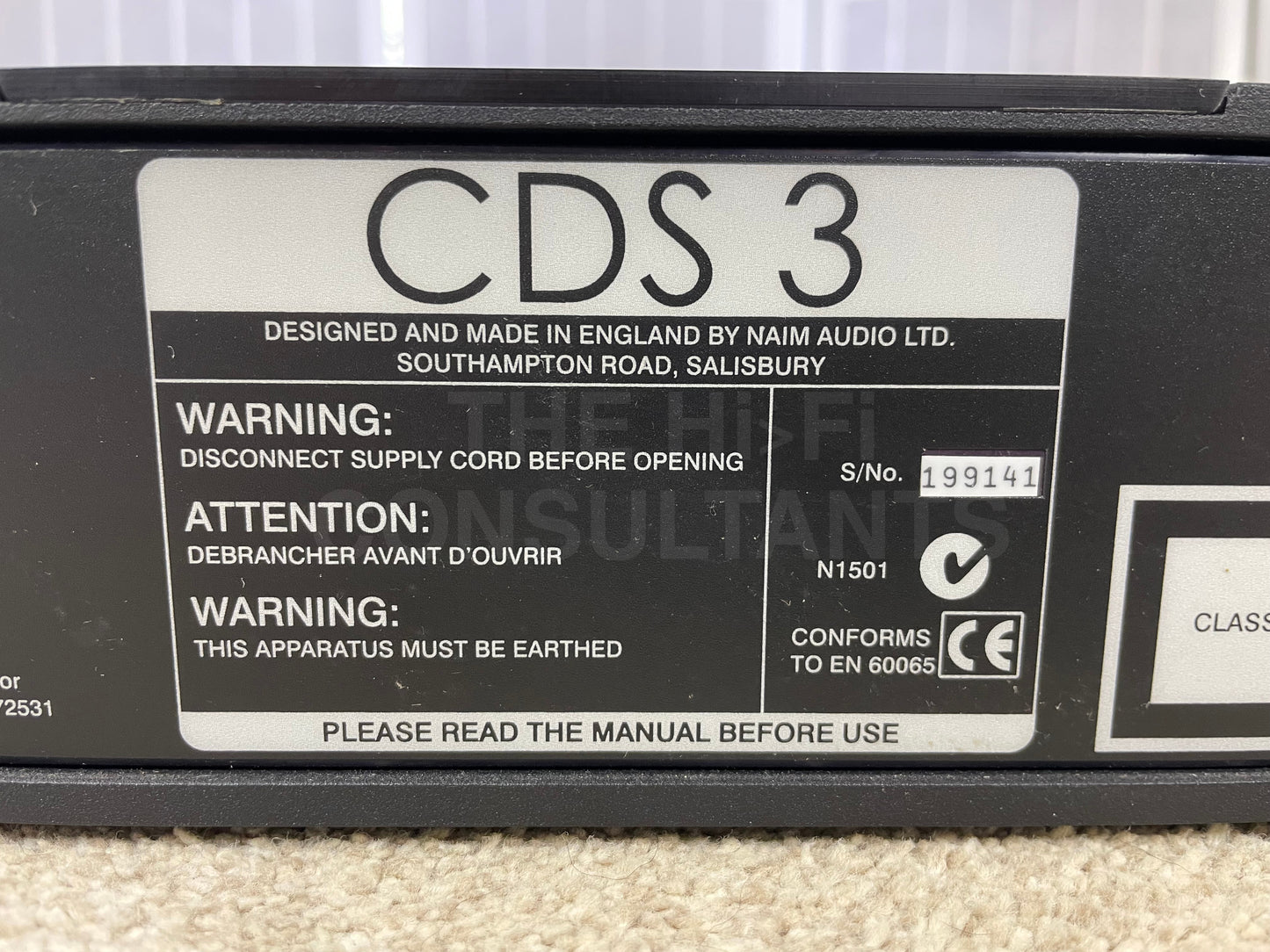 NAIM NA-CDS3 CD PLAYER