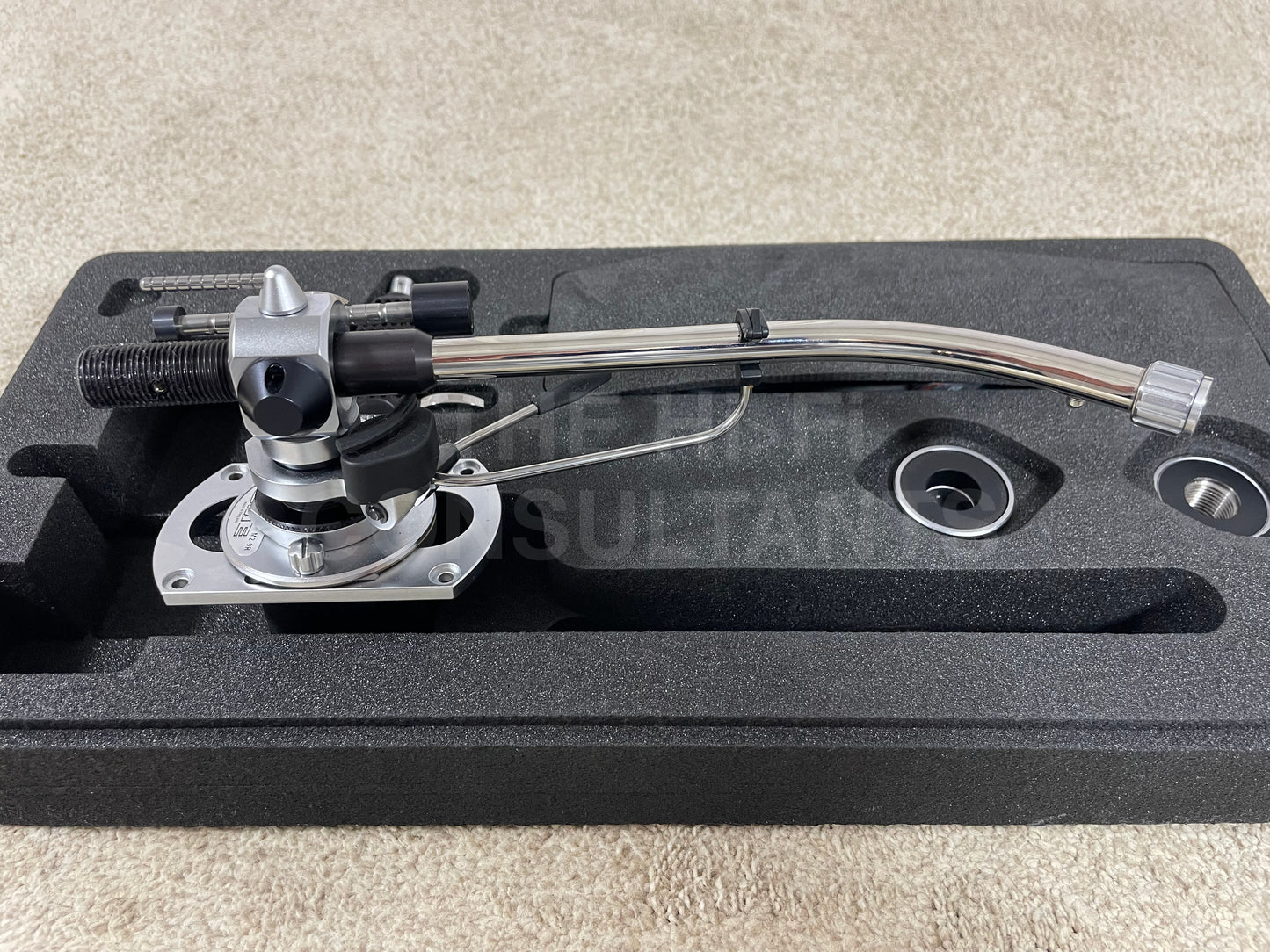 SME MODEL M2-9R  9" J-SHAPED DETACHABLE HEADSHELL TONEARM