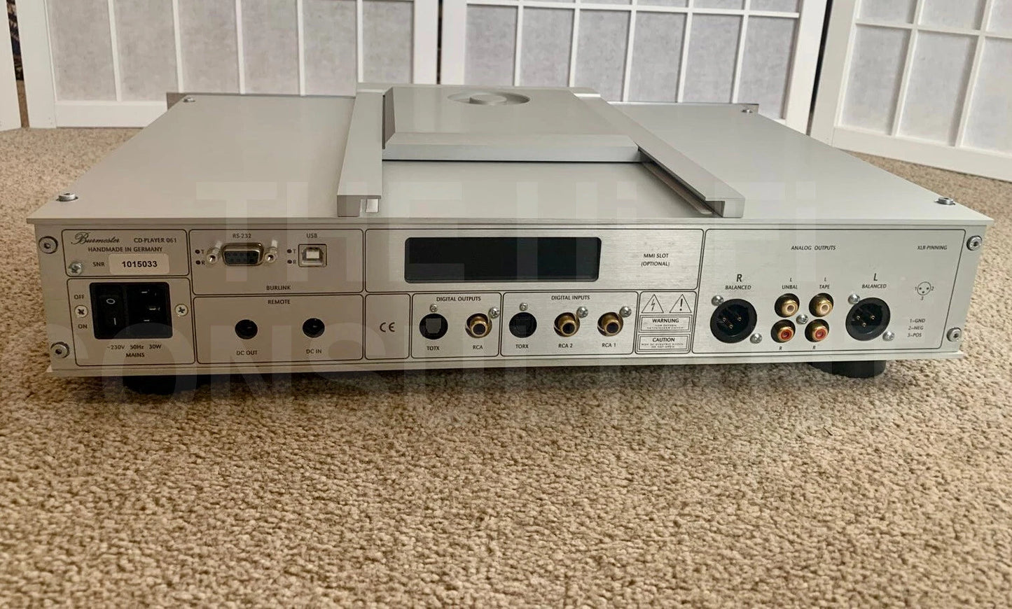 BURMESTER 061 CD PLAYER