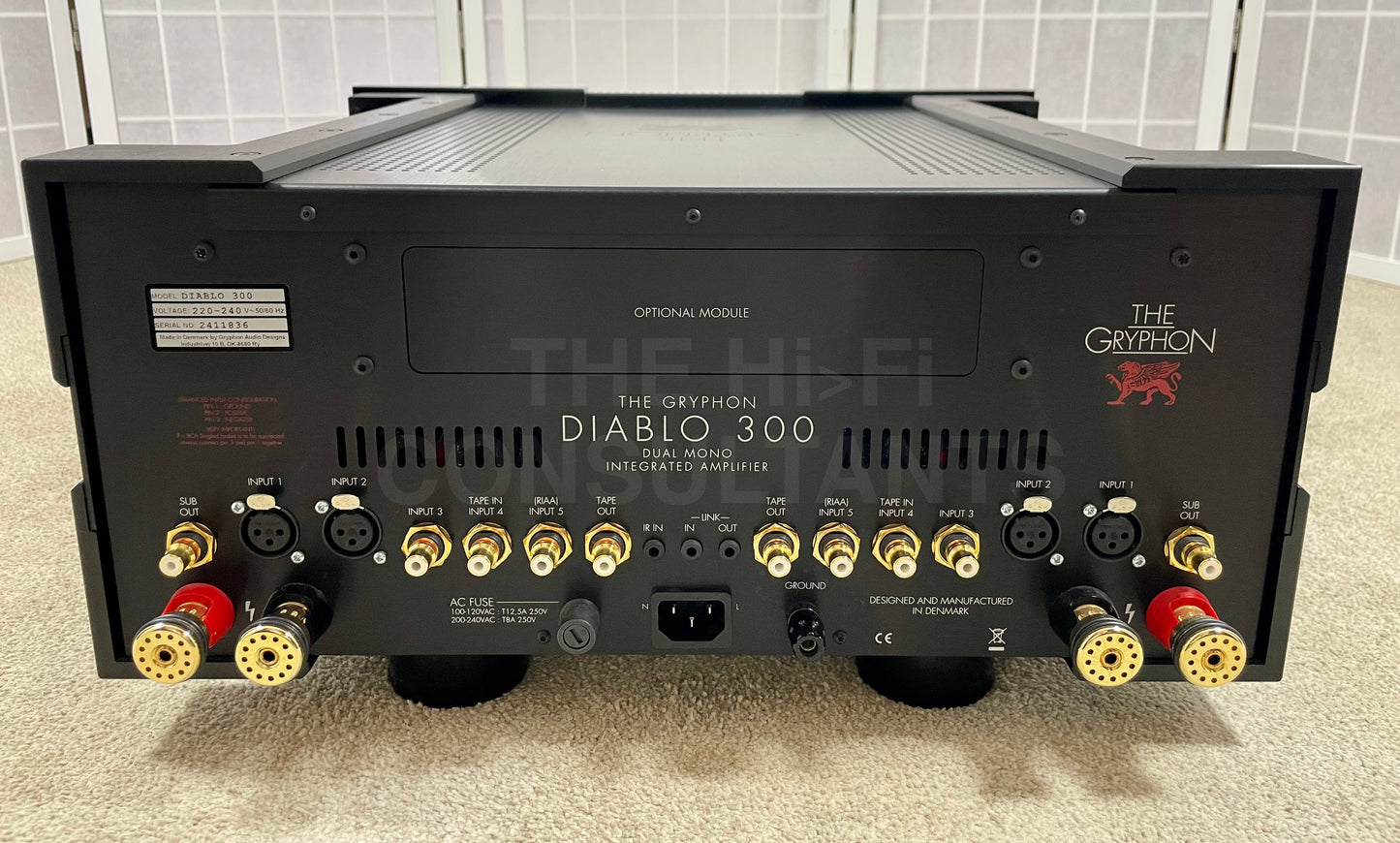 GRYPHON DIABLO 300 INTEGRATED AMPLIFIER INC. OPTIONAL MM/MC MODULE