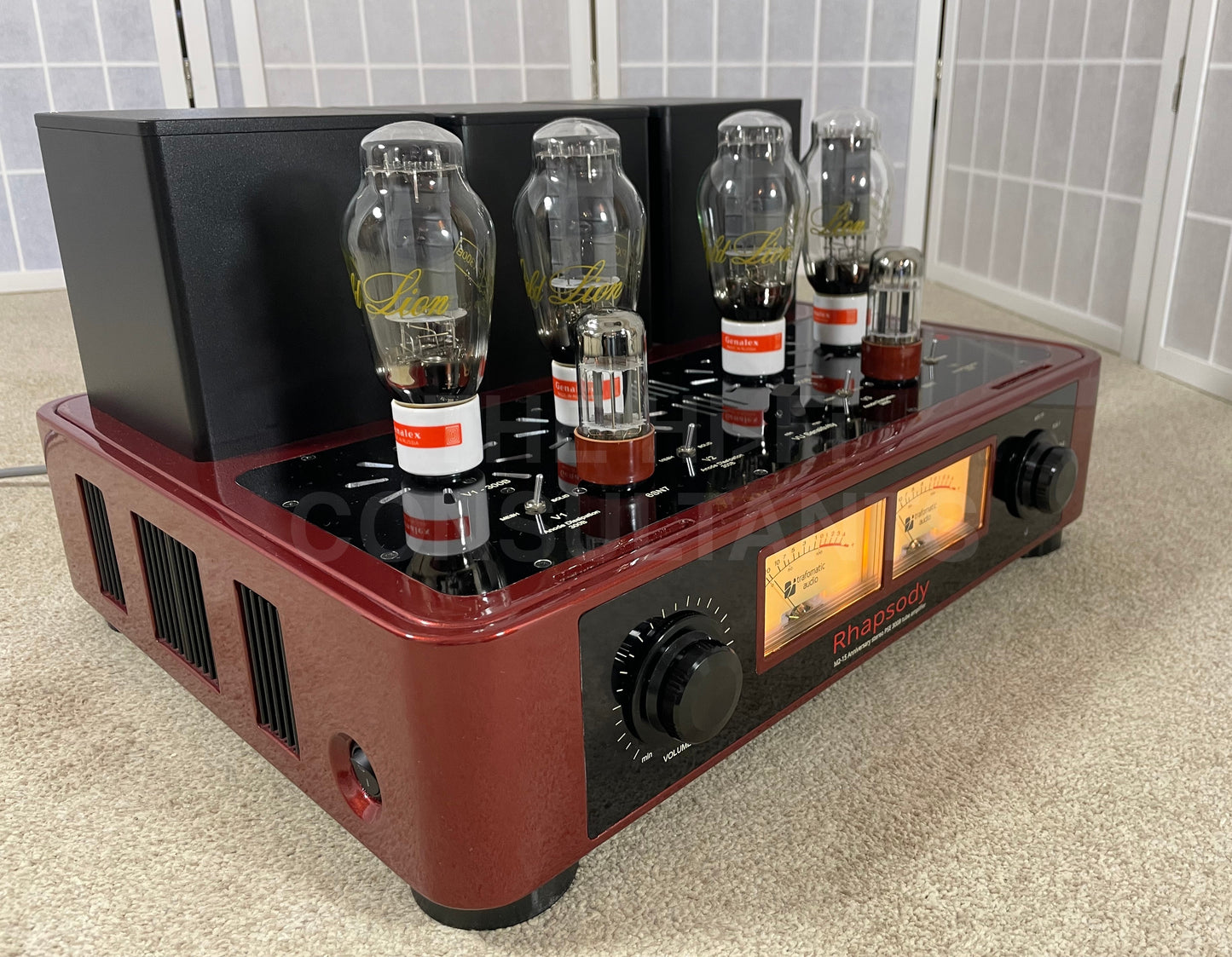 TRAFOMATIC AUDIO RHAPSODY M2-15 ANNIVERSARY STEREO PSE 300B VALVE AMPLIFIER