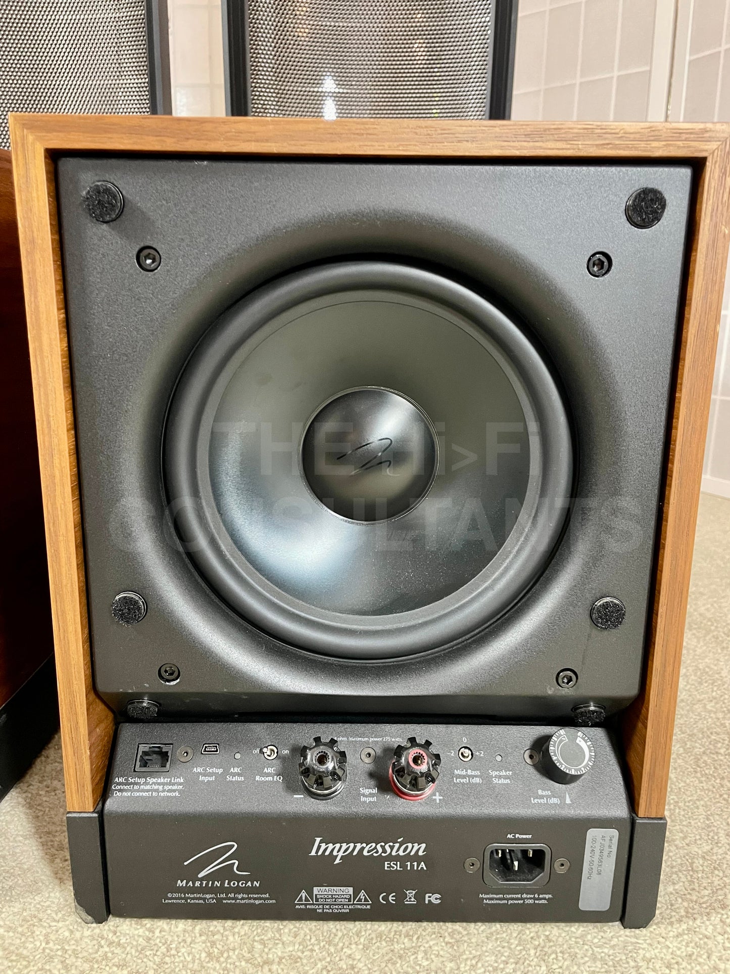MARTIN LOGAN ESL 11A HYBRID ELECTROSTATIC LOUDSPEAKERS