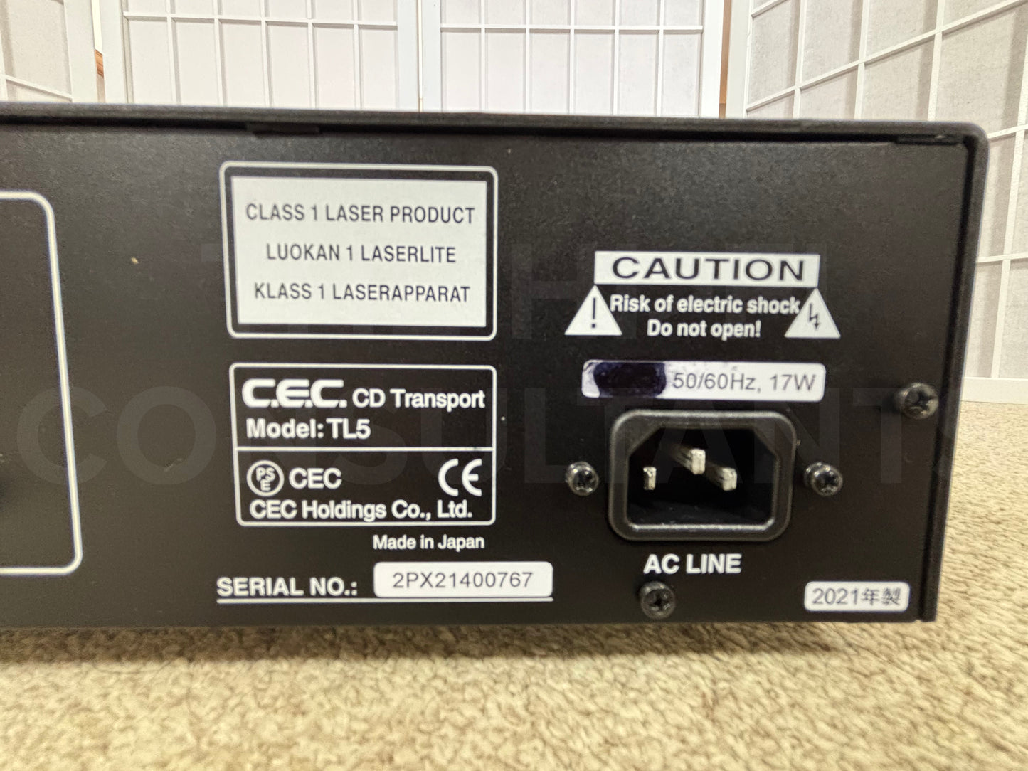 C.E.C TL 5 BELT DRIVE CD TRANSPORT