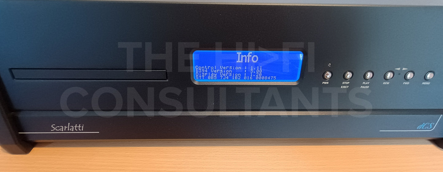 dCS SCARLATTI CD/SACD TRANSPORT