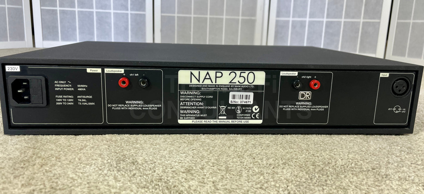 NAIM NAP 250-2 POWER AMPLIFIER (DR UPGRADED)