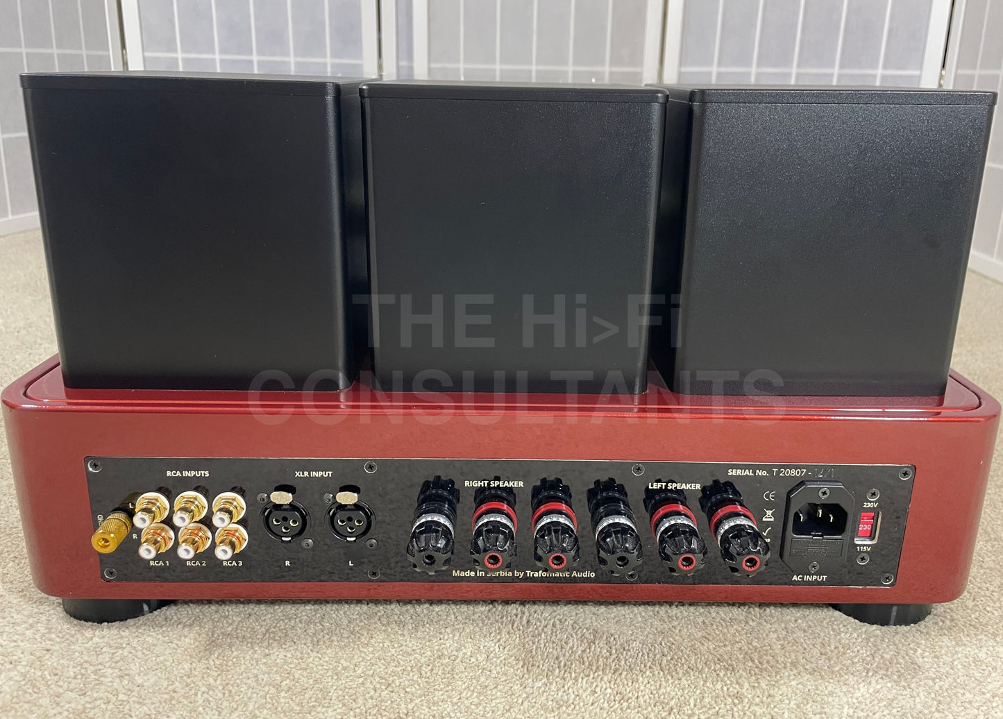 TRAFOMATIC AUDIO RHAPSODY M2-15 ANNIVERSARY STEREO PSE 300B VALVE AMPLIFIER