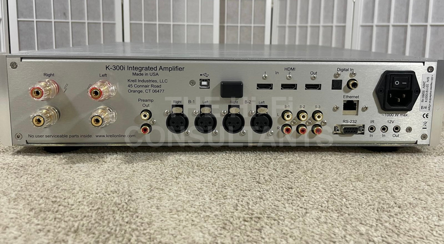 KRELL K-300i INTEGRATED AMPLIFIER INC. DAC