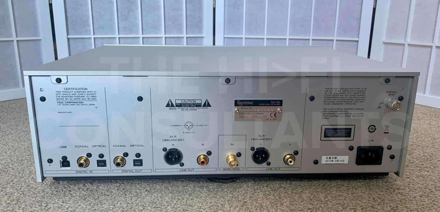 ESOTERIC SA50 SACD PLAYER