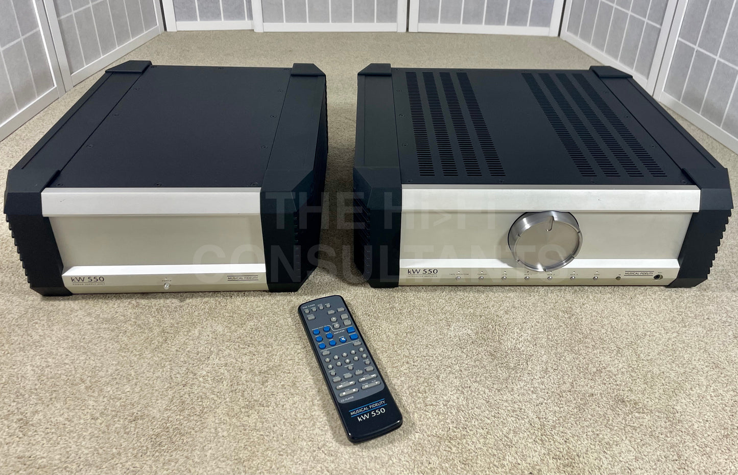 MUSICAL FIDELITY KW550 HYBRID INTEGRATED AMPLIFIER INC. MM/MC PHONOSTAGE