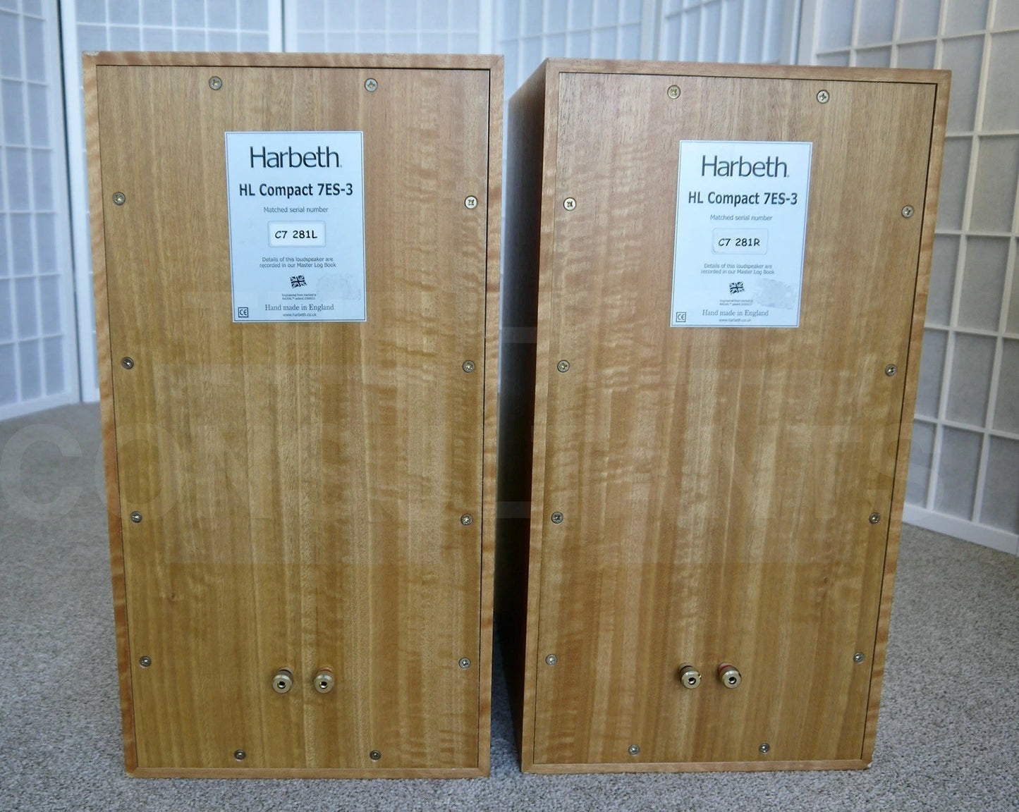 HARBETH COMPACT C7ES-3 MONITOR LOUDSPEAKERS