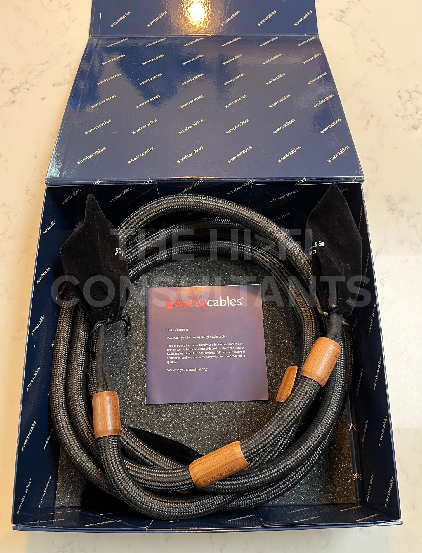 SWISS CABLE DIAMOND SINGLE SPEAKER CABLES (2.5M PAIR)