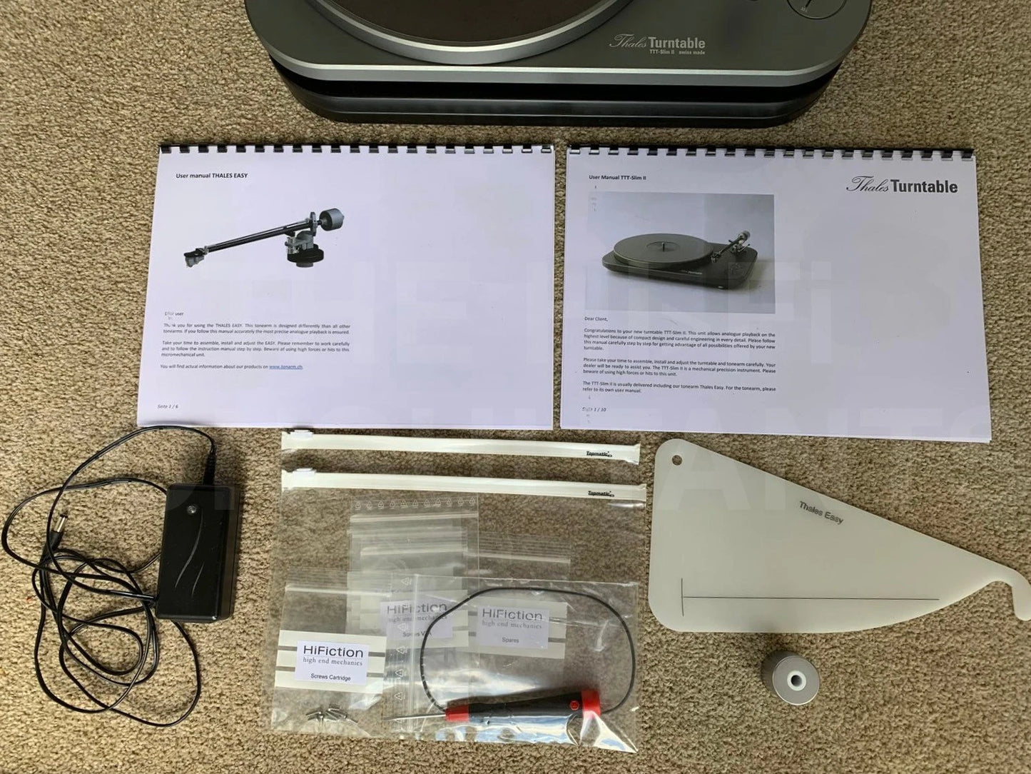 THALES TTT SLIM II TURNTABLE ASSEMBLY