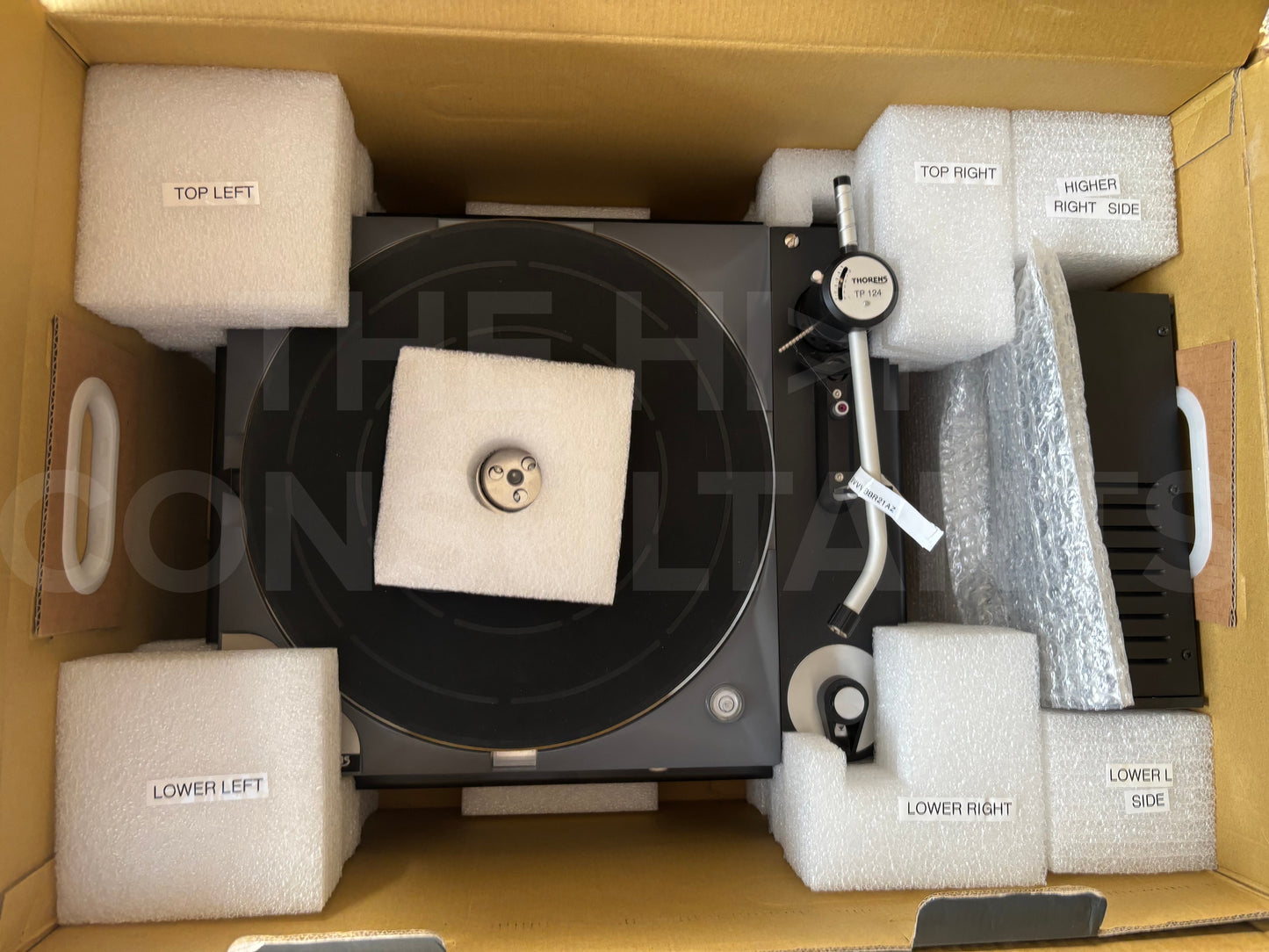 THORENS TD 124DD TURNTABLE (inc TP 124 9" TONEARM & SPU 124 MC CART)