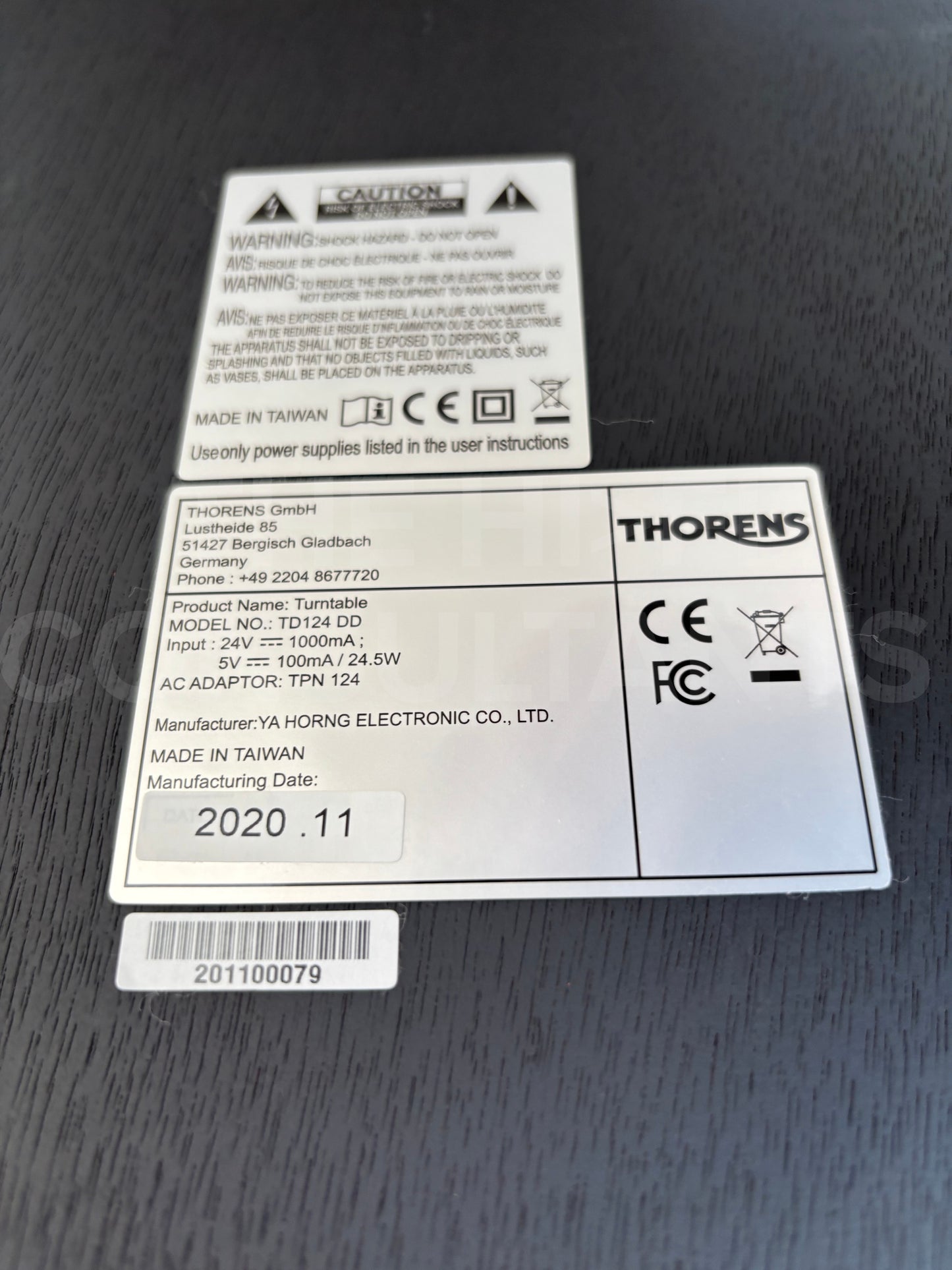 THORENS TD 124DD TURNTABLE (inc TP 124 9" TONEARM & SPU 124 MC CART)