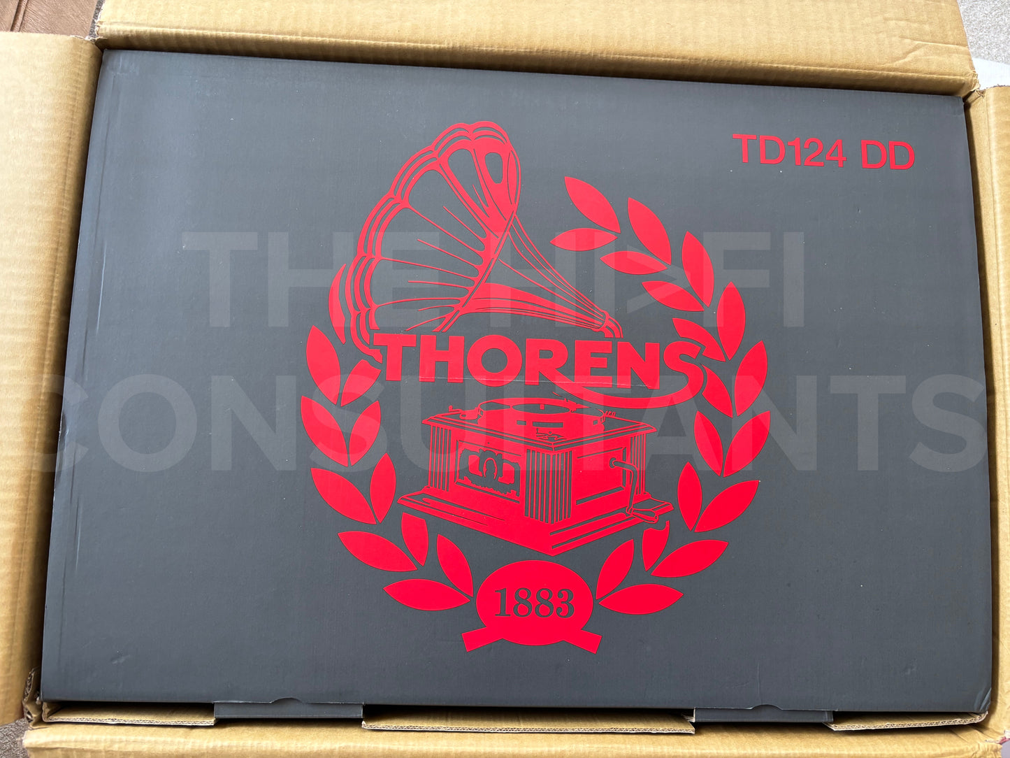 THORENS TD 124DD TURNTABLE (inc TP 124 9" TONEARM & SPU 124 MC CART)