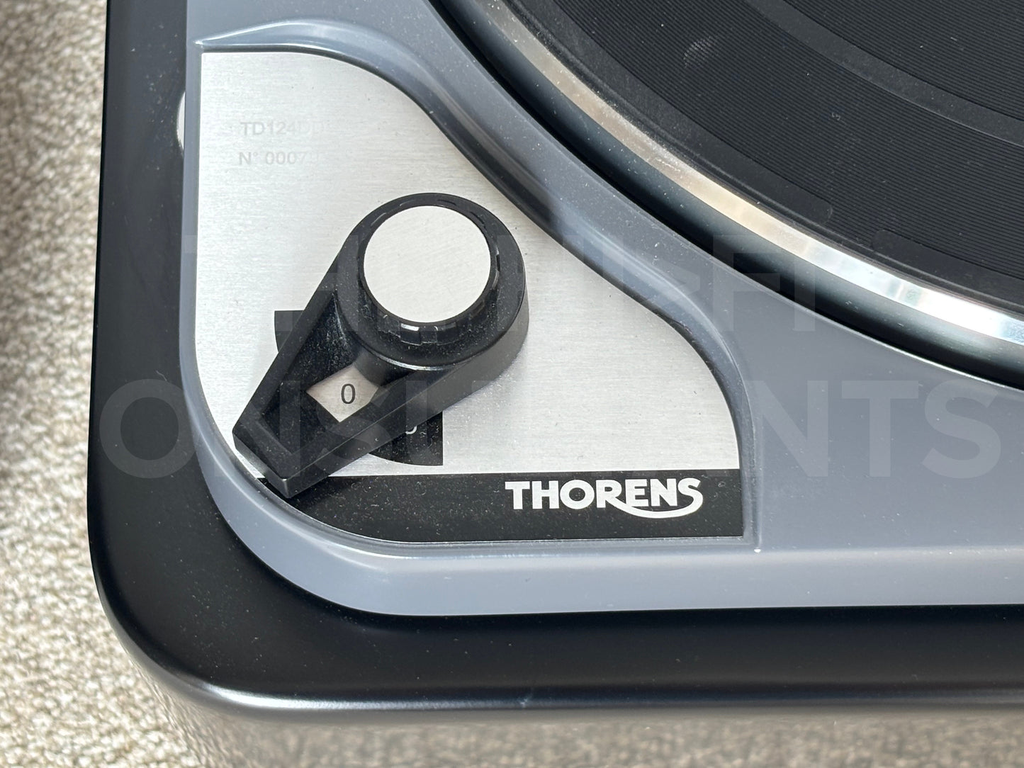 THORENS TD 124DD TURNTABLE (inc TP 124 9" TONEARM & SPU 124 MC CART)