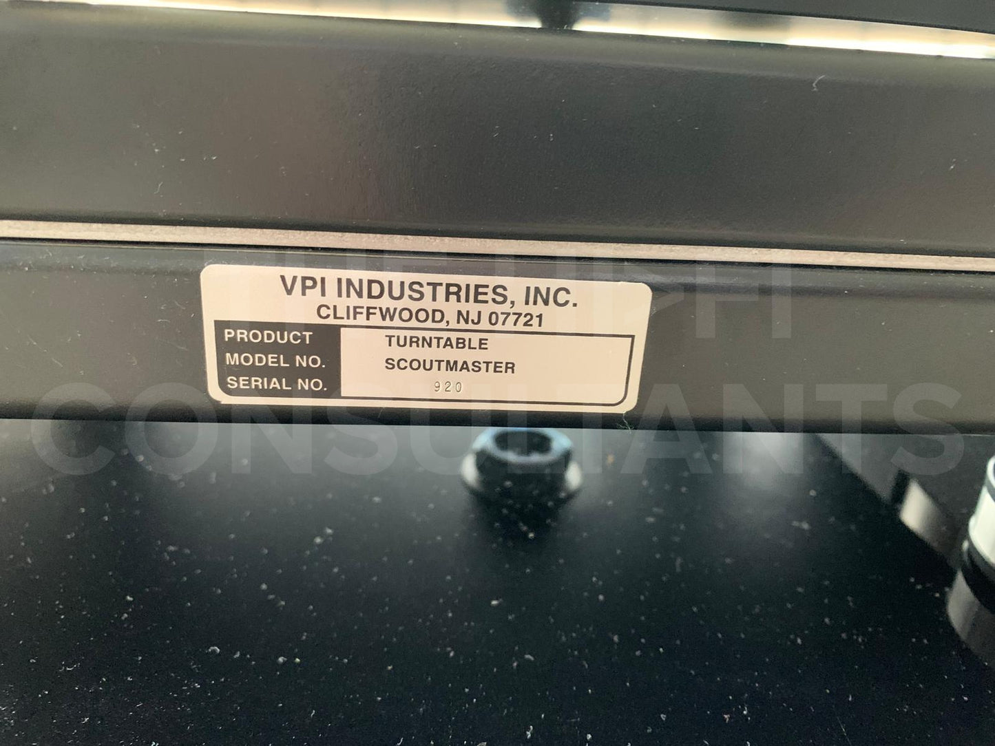 VPI SUPER SCOUTMASTER SIGNATURE TURNTABLE